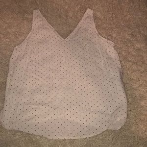 CUTE CREAM POLKA DOT TOP